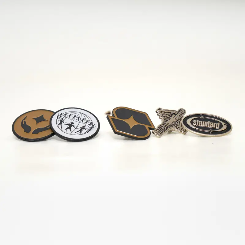 Standard Enamel Pins V2 - 5 Pack (Red Packaging) 1