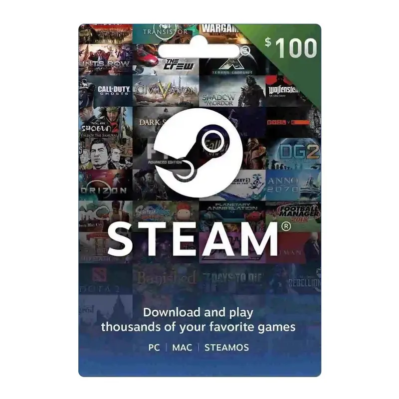 Steam Gift Card 100$ - Usa (Sms Delivery) 1