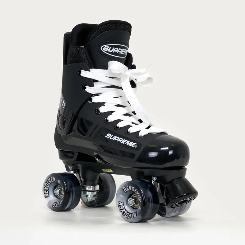 Supreme Turbo 33 Roller Skates + Revolver Wheels | Black 1
