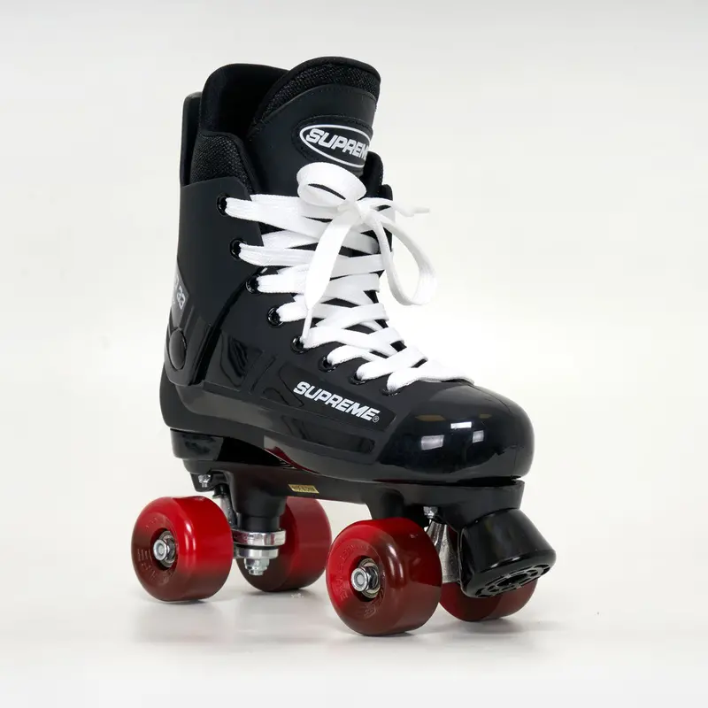 Supreme Turbo 33 Roller Skates + Sims Wheels | Black 1