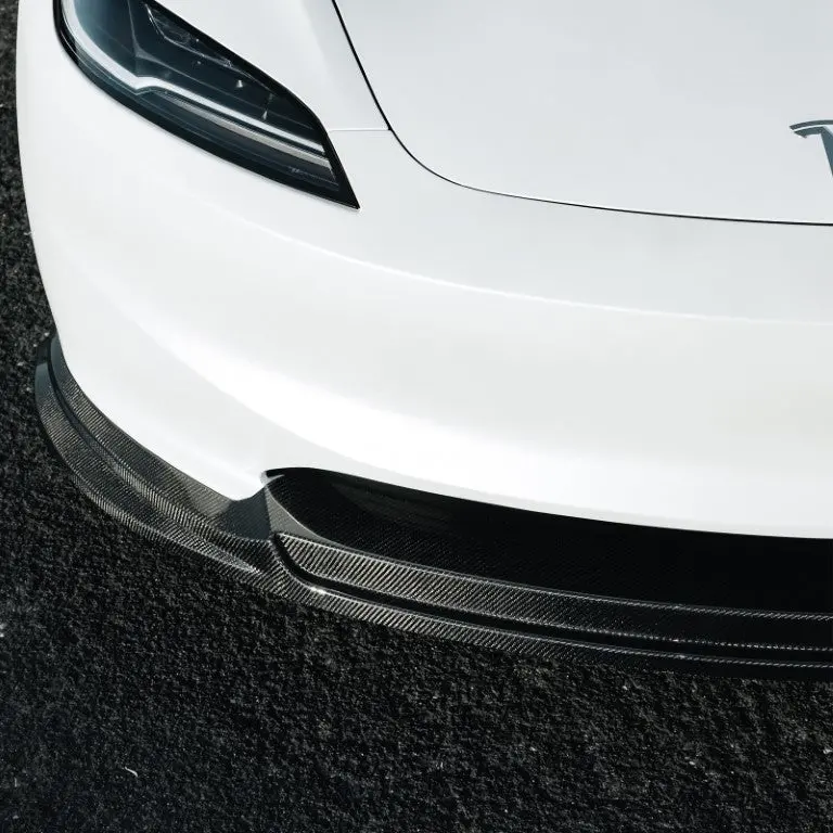Suvneer Motorsports - Carbon Fiber Front Lip - Tesla Model 3 1