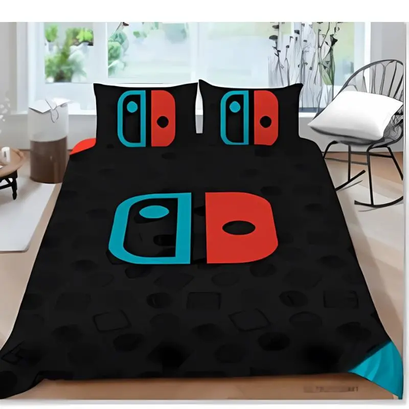 Switch Joystic Creative Fashionable Unique Design Bed & Pillow Sheet 1
