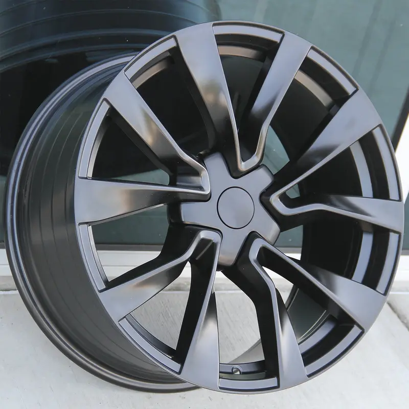Tesla Wheels 1571 20X8.5 5X114.3 Matte Black Fit Model 3 1