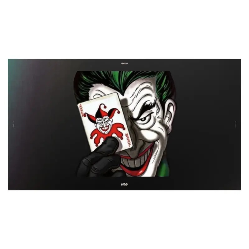The Joker With Cards Waterproof Mousepad 1