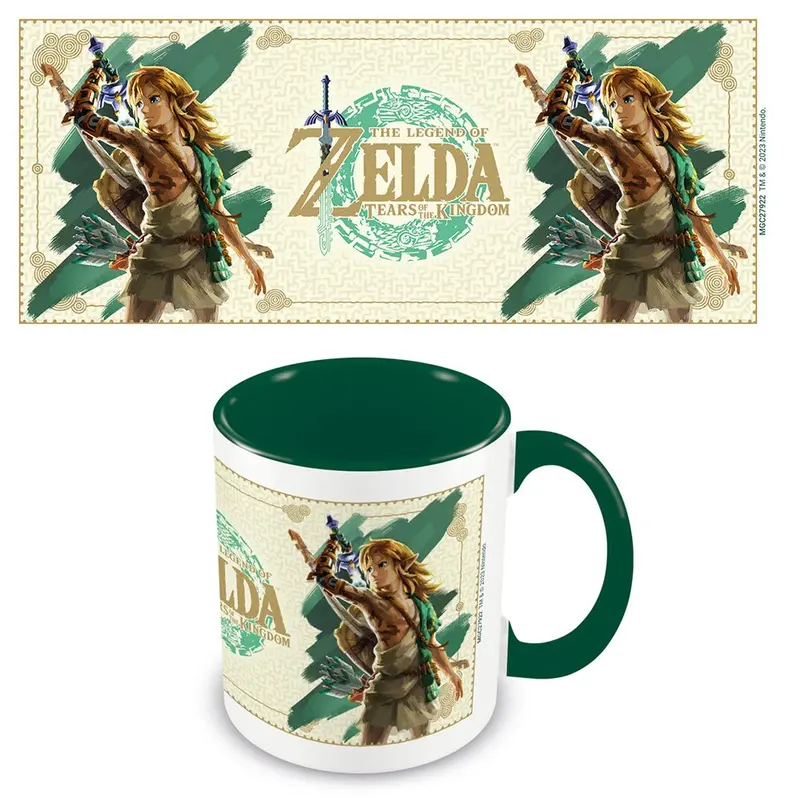 The Legend Of Zelda: Tears Of The Kingdom (Link Unleashed) Green 11Oz/315Ml Coloured Inner Pod Mug 1