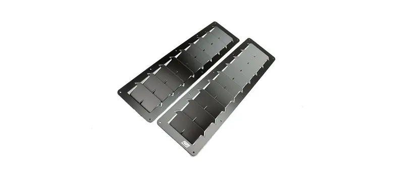 Trackspec - Universal Hood Louvers (4.5 X 17.0 Inch Rectangular) 1