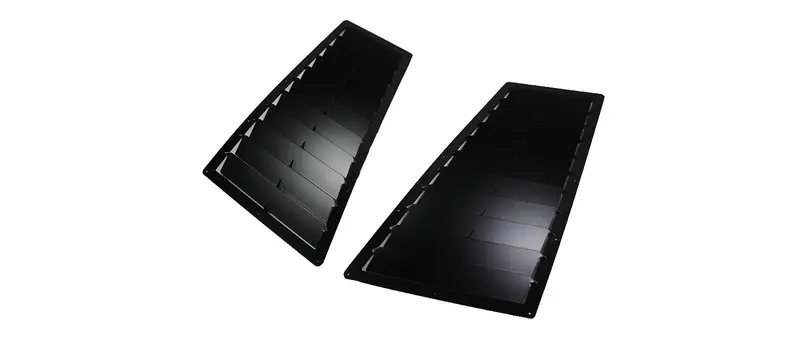 Trackspec - Universal Racing Hood Louvers (22.0 X 11.0 Inch) 1