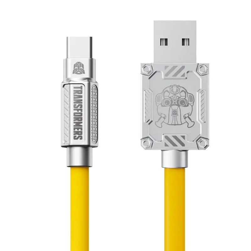 Transformers Tf-A01 Bumblebee Type-C Fast Charging Data Cable Yellow 1