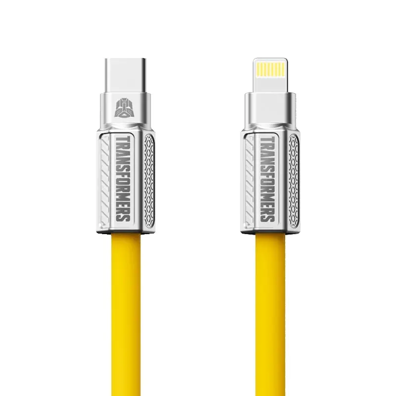 Transformers Tf-A07 Bumblebee Pd Fast Charging Cable Type C To Lighting Yellow 1