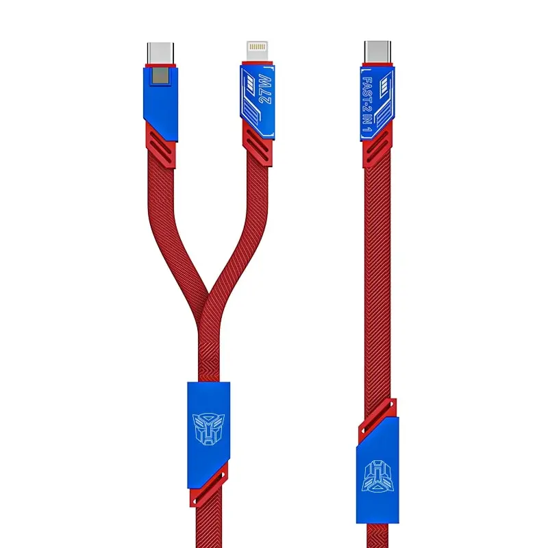 Transformers Tf-A09 Pd Two-In-One Fast Charging Braided Cable 1