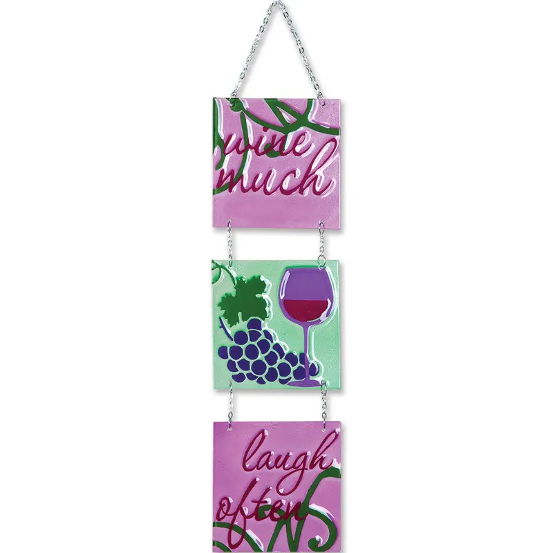 Tri-Panel Glass Expression - Wine Much 1