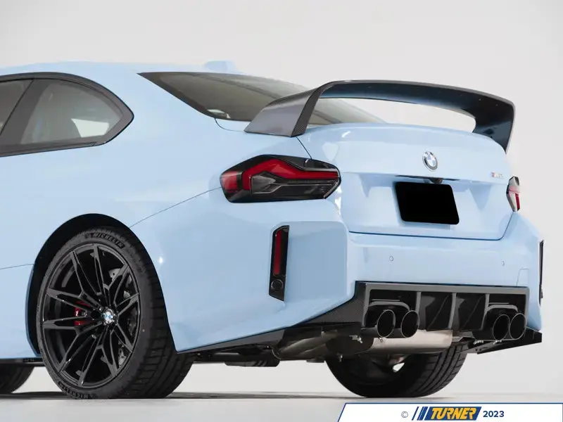 Turner Motorsport - Carbon Fiber High-Rise Spoiler & Adjustable Gurney Flap - Bmw G87 M2 1