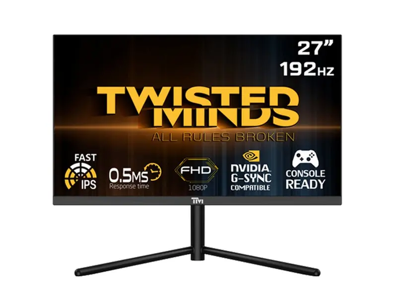 Twisted Minds 27'' Fhd Fast Ips,192Hz, 0.5Ms, Hdmi 2.1, Hdr Gaming Monitor - Black 1