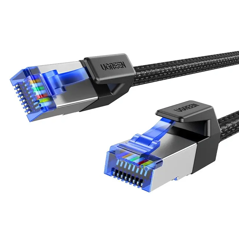 Ugreen Cat8 Pure Copper Ethernet Cable Round Braided Od 5.5Mm 1.5M - Black (Nw153 - 80430) 1