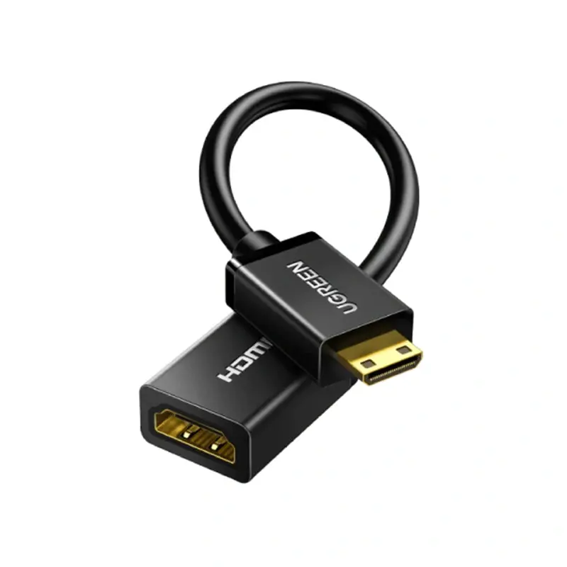 Ugreen Mini Hdmi Male To Hdmi Female Adapter Cable 22Cm - 20137-20137 1