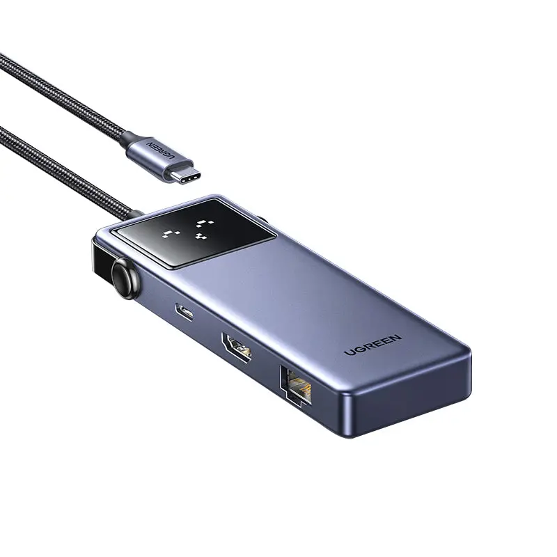 Ugreen Qpai Pro 7-In-1 Usb-C Hub 4K@60Hz Hdmi Pd100w Port (Cm888 - 45155) 1