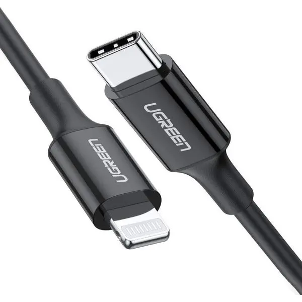 Ugreen Usb-C To Lightning Cable Rubber Shell 2M (Black)Us171 Us171-60752 1