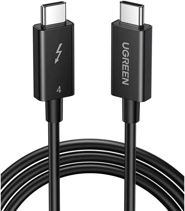 Ugreen Usb-C To Usb-C Thunderbolt 4 Cable 0.8M (Black) 30389-Us501 1