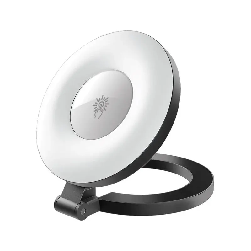 Ultra-Slim Magsafe Compatible Rechargeable Led Ring Light - Black 1