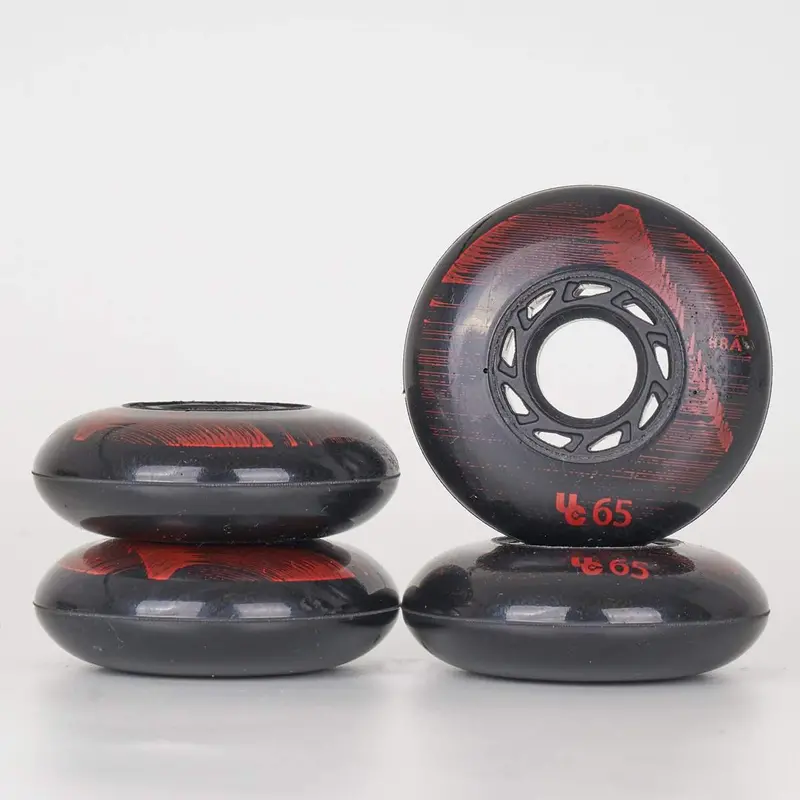Undercover Cosmic Signal Wheels 68Mm -88A - Black / Red - 4 Pack 1