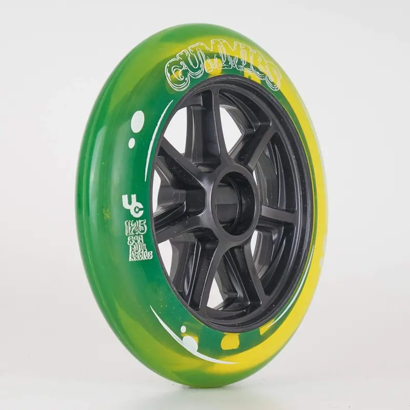 Undercover Gummies Wheels 125Mm 84A - Yellow - Sold Individually 1