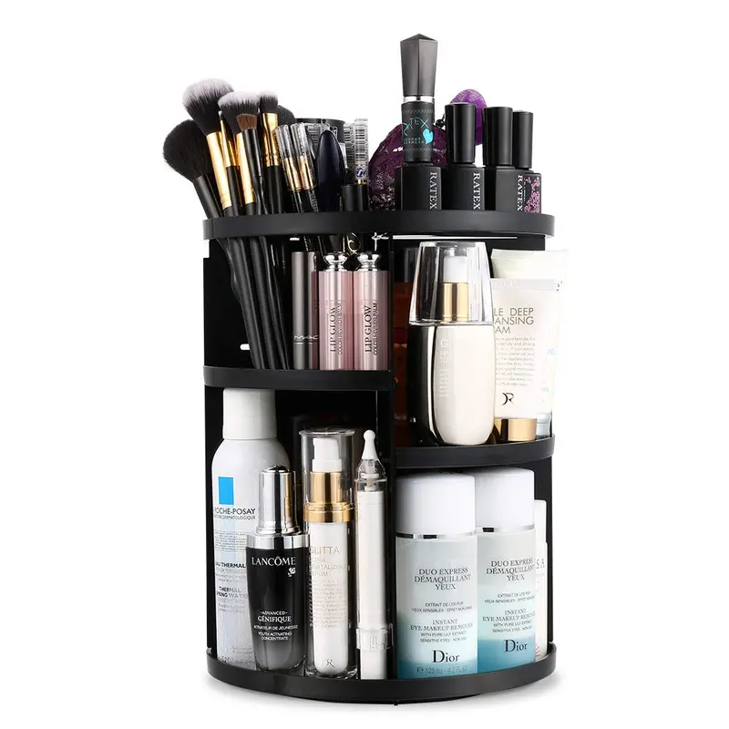 Vanity 360° Rotatable Adjustable Makeup Storage Holder & Organiser For Cosmetics 1