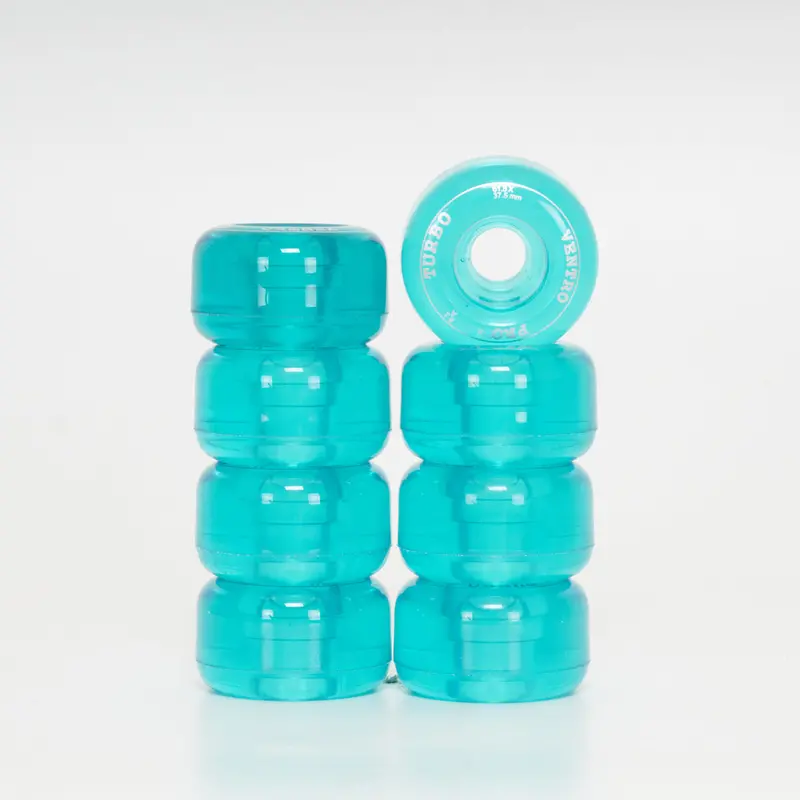 Ventro Pro Roller Skate Wheels - Clear Blue (8-Set) 1