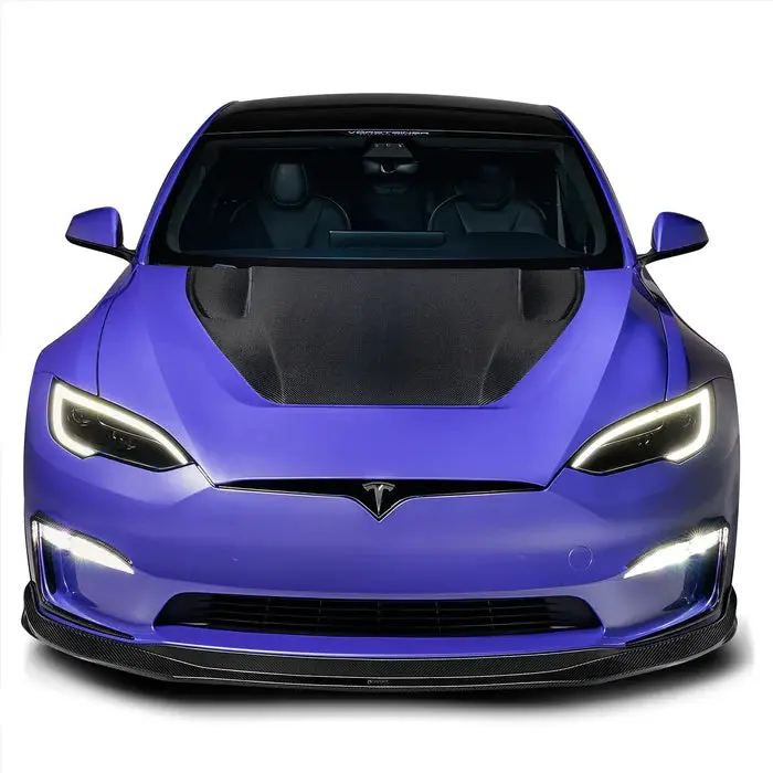 Vorsteiner - Vrs Carbon Fiber Aero Hood - Tesla Model S Plaid 1
