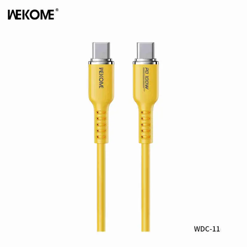 Wekome Wdc-11 Tint Ii Series Real Silicone 100W Data Cable Type-C To Type-C 1