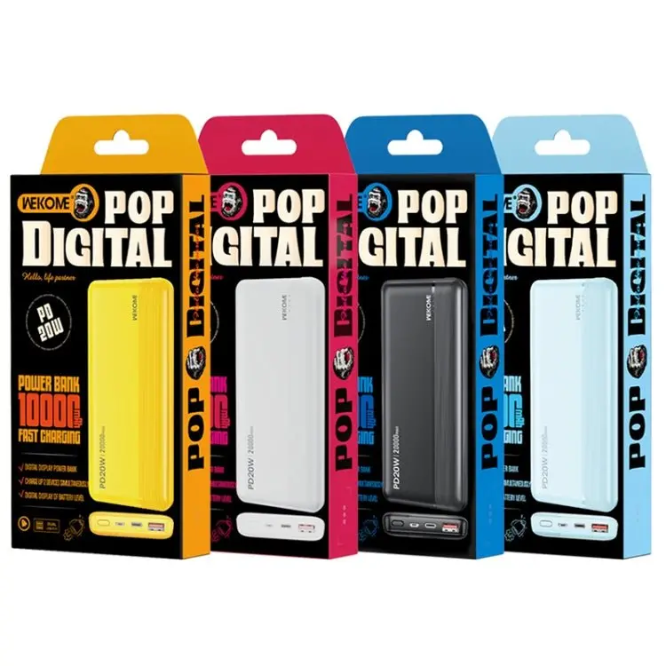 Wekome Wp-03 Tidal Energy Series 10000Mah 20W Fast Charge Power Bank 1