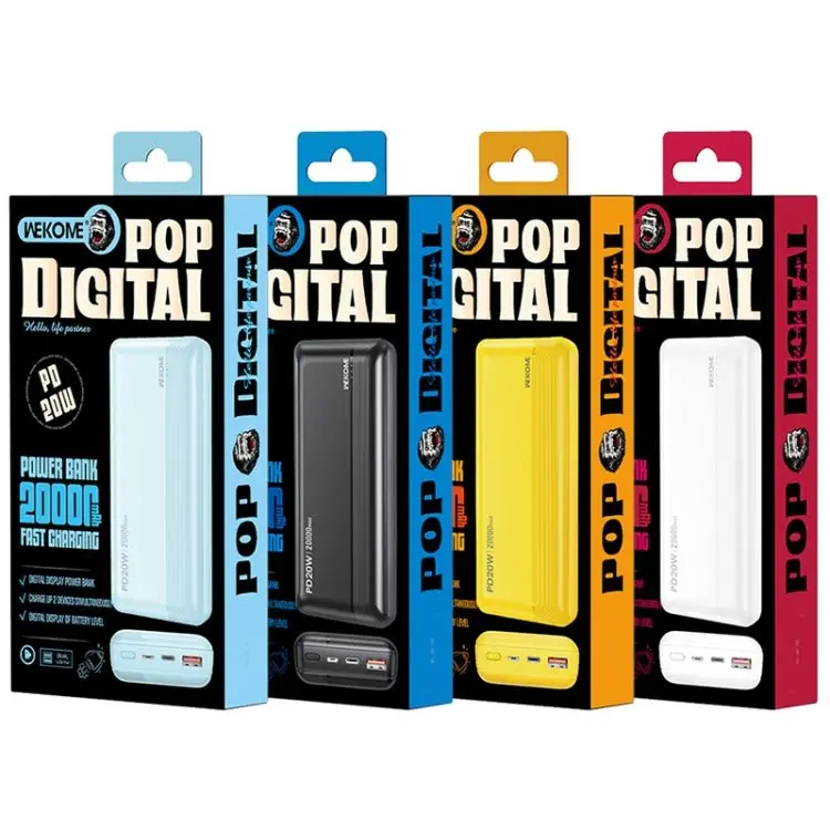 Wekome Wp-04 Tidal Energy Series 20000Mah 20W Fast Charge Power Bank 1