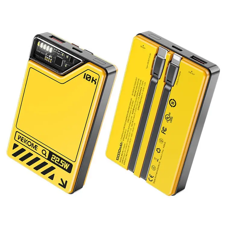 Wekome Wp-11 Vanguard Series Cabled Power Bank 22.5W 10000Mah 1
