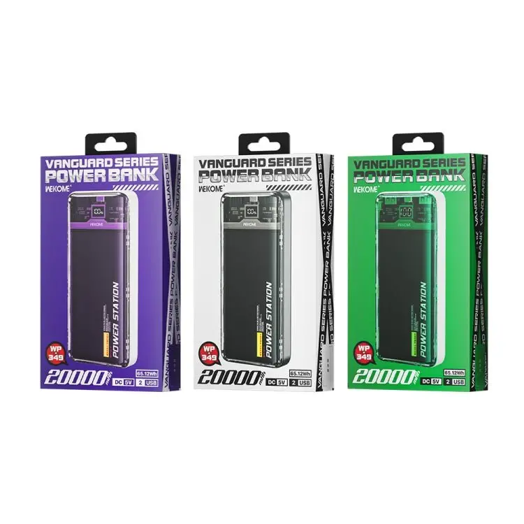 Wekome Wp-349 20000Mah Pioneer 2 Generation Transparent Fast Charge Power Bank 1