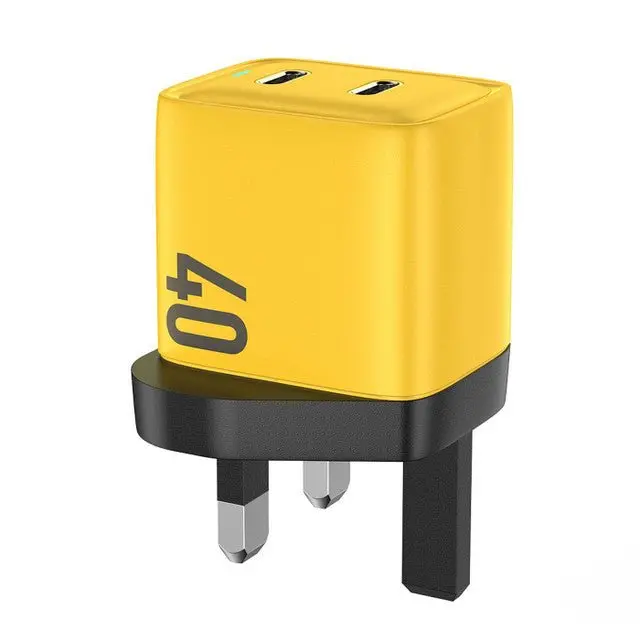 Wekome Wp-U128 40W Dual Usb-C/Type-C Interface Gallium Nitride Charger 1