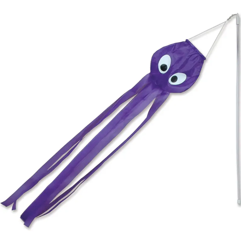 Wind Wand - Purple Octopus (Set Of 12 Pieces) 1