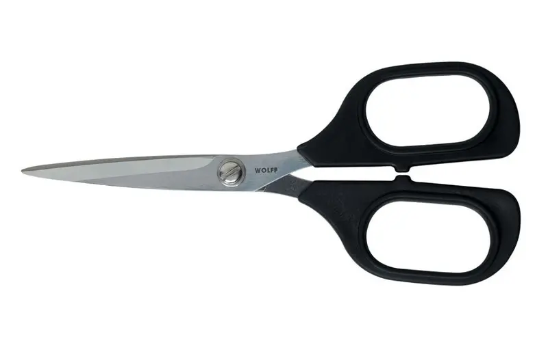 Wolff® Black 7" Poultry Shears With Sarlink® Handles 1