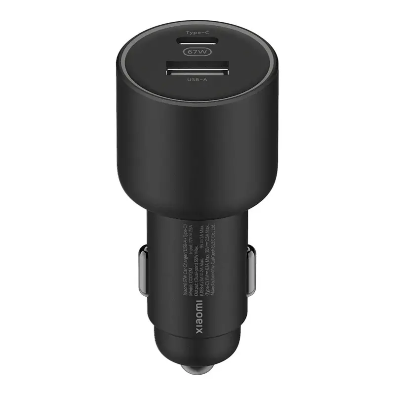 Xiaomi 67W Car Charger (Usb-A + Type-C) 1