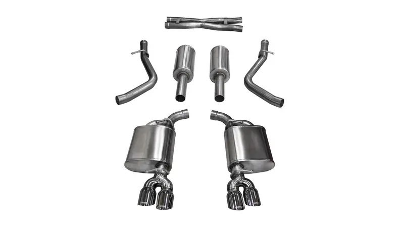 Xtreme / 2.5 In Cat-Back Twin 3.5 In Tips | 2015-2016 Challenger Rt 5.7L (14985) 1