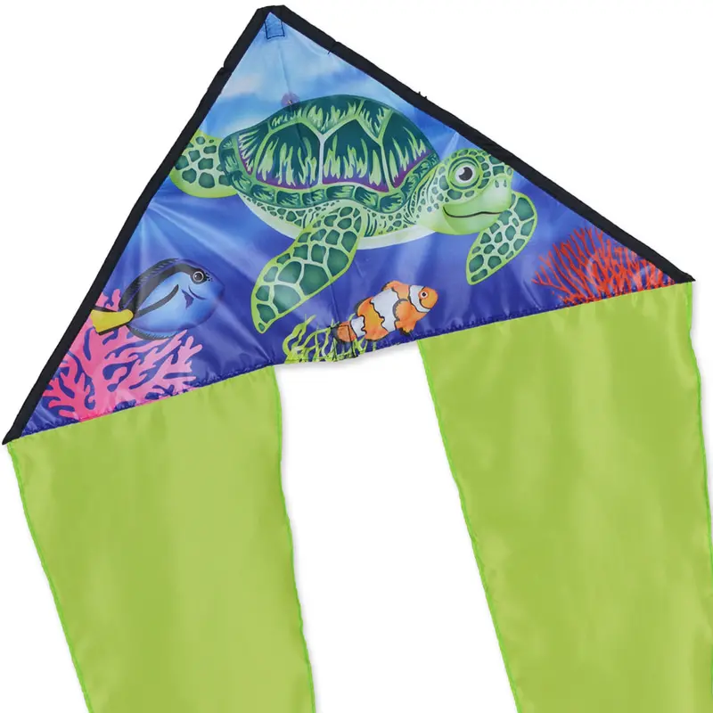 Zippy Flo-Tail Delta Kite - Sea Turtles 1