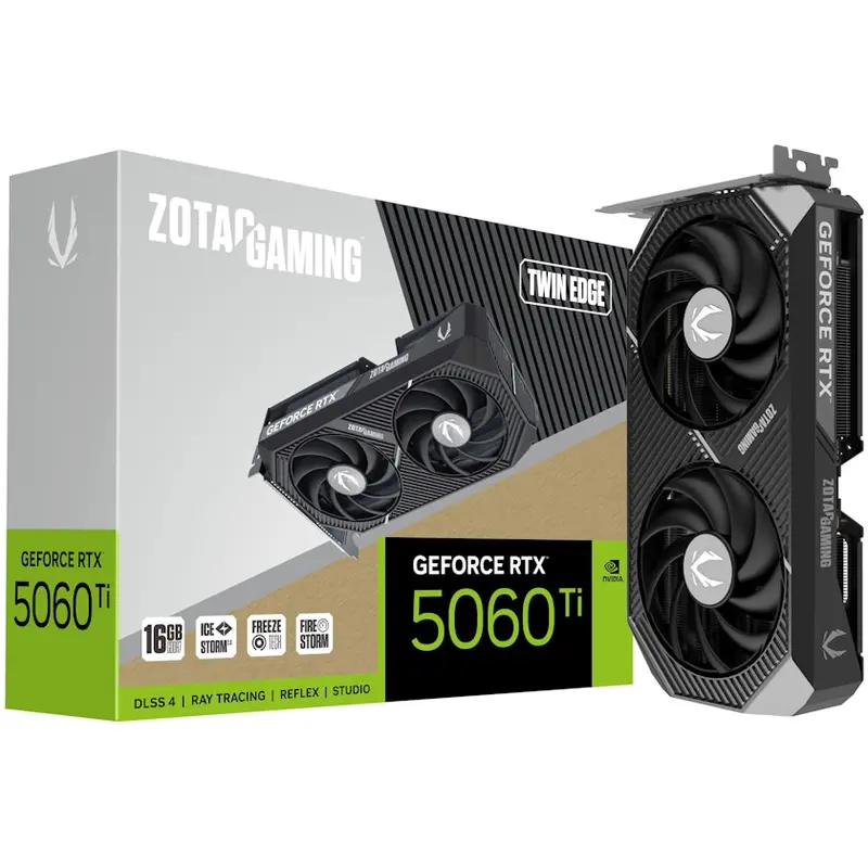Zotac Geforce Rtx 5060 Ti 16Gb Dlss 4 Twin Edge Graphics Card 1