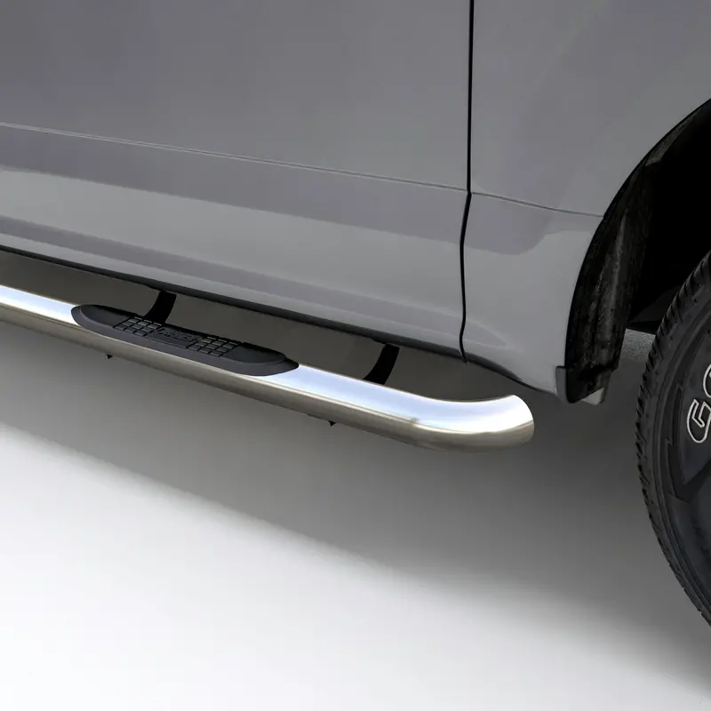 Aries 203041-2 Polished Stainless Steel 3-Inch Round Side Bars For Select Ford Explorer Models 1