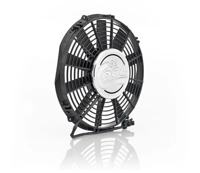 Be Cool 12" Puller Fan With Billet Aluminum Cover – Aluminator Euro Black 1