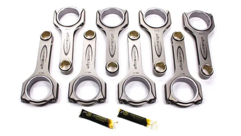 Callies Forged H-Beam Connecting Rods For Small Block Chevrolet — 6.000" Length, 2.100" Big End 1