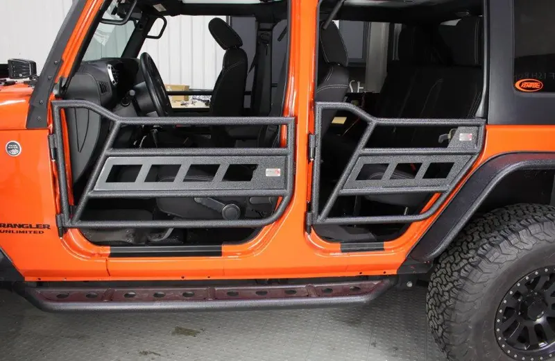 Fishbone Offroad Fb24022 Tube Doors For 2007–2018 Jeep Wrangler Jk (4-Door Front & Rear) 1