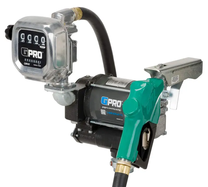 Gpro 20 Gpm Electric Fuel Transfer Pump With Integrated Flow Meter 1