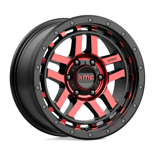 Kmc Km540 18X8.5 Inch Alloy Wheel – 6X5.5 Bolt Pattern, Gloss Black Finish 1