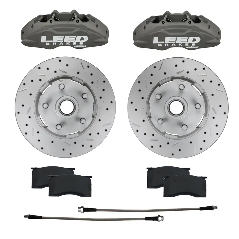 Leed Brakes Mustang Brake Kit – Caliper, Pad, And Rotor Assembly For 1964–1967 Models 1