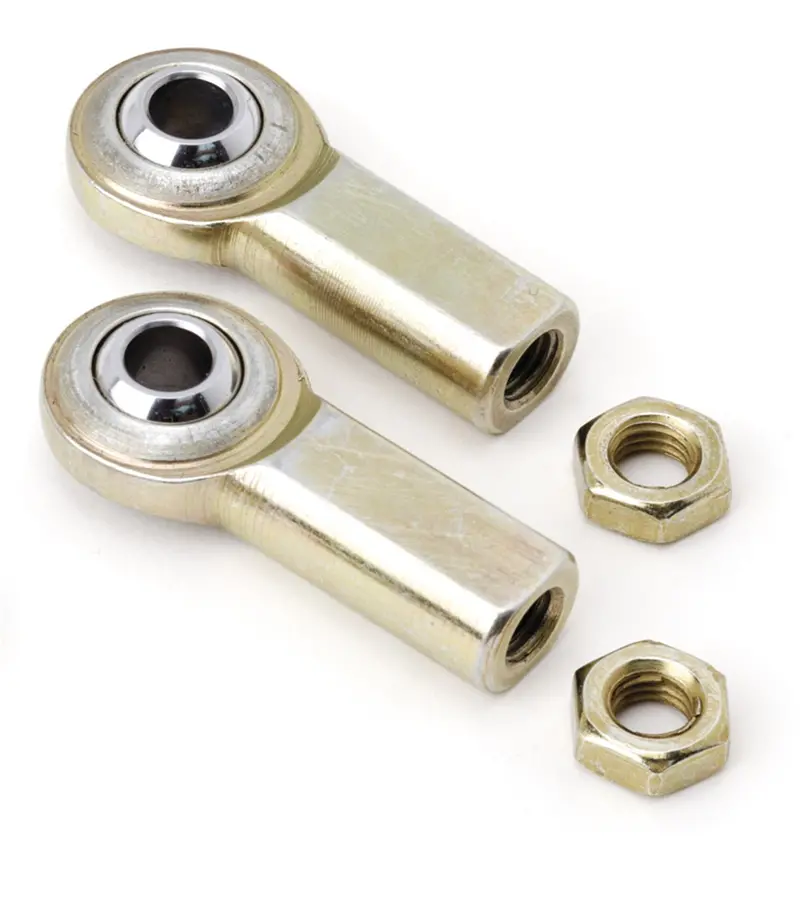 Lokar Ata-6903 High-Strength Rod Ends — 1/4"-28 Threaded, Includes Nuts (Pair) 1