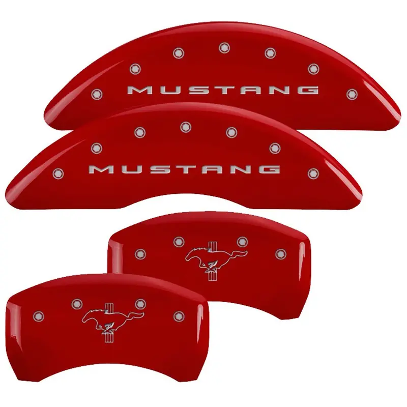 Mgp Red Caliper Covers For 2015+ Ford Mustang – Model 10200Smb2Rd 1