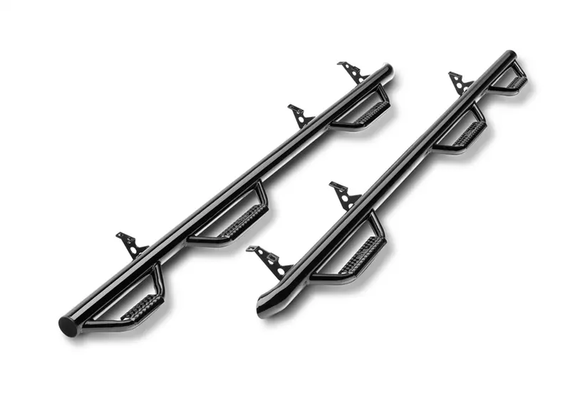 N-Fab D06110Cc-6 Nerf Step System With Bed Access Steps – Gloss Black For 2006–2008 Ram 1500 & 2006–2009 Ram 2500/3500 (6'4" Bed) 1